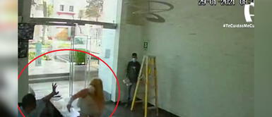 Barranco: Mujer agarra a “carterazos” e insulta al conserje de su edificio Barranco: Mujer agarra a “carterazos” e insulta al conserje de su edificio