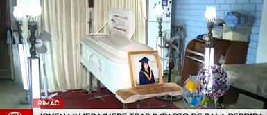 Rímac: bala perdida alcanza a joven en su cama y le quita la vida Rímac: bala perdida alcanza a joven en su cama y le quita la vida