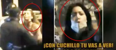 Los Olivos: extranjeras agreden y amenazan de muerte a agentes PNP Los Olivos: extranjeras agreden y amenazan de muerte a agentes PNP