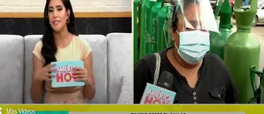 Melissa Paredes se indigna por elevado precio de oxígeno Melissa Paredes se indigna por elevado precio de oxígeno