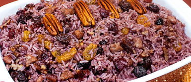Arroz morado: ¿Cómo preparar un suculento almuerzo a base de aceitunas? Arroz morado: ¿Cómo preparar un suculento almuerzo a base de aceitunas?