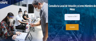 ONPE: Consulta AQUÍ tu local de votación para las Elecciones Generales 2021 ONPE: Consulta AQUÍ tu local de votación para las Elecciones Generales 2021