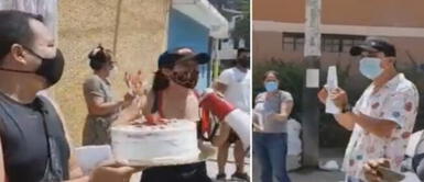 Lambayeque: vecinos celebran el cumpleaños número 4 a un hueco Lambayeque: vecinos celebran el cumpleaños número 4 a un hueco