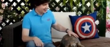 Bruno Pinasco adopta a tortuga que fue rescatada de la basura | VIDEO Bruno Pinasco adopta a tortuga que fue rescatada de la basura | VIDEO