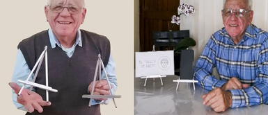 Adulto mayor crea trípodes para celulares y sus nietos lo viralizan en redes sociales Adulto mayor crea trípodes para celulares y sus nietos lo viralizan en redes sociales