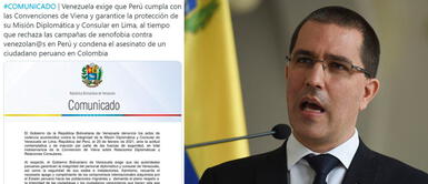 Gobierno de Nicolás Maduro exige a Perú respeto por migrantes venezolanos Gobierno de Nicolás Maduro exige a Perú respeto por migrantes venezolanos