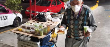 México: Abuelito vende gelatinas para pagar la operación de su nieto México: Abuelito vende gelatinas para pagar la operación de su nieto