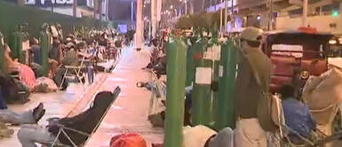 SJL: Mujer denuncia entre lágrimas que revendedores de oxígeno perjudican salud de su mamá SJL: Mujer denuncia entre lágrimas que revendedores de oxígeno perjudican salud de su mamá