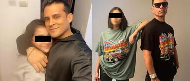 Christian Domínguez y Carlos Barraza se baten a duelo de baile con sus hijas Christian Domínguez y Carlos Barraza se baten a duelo de baile con sus hijas