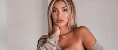 Paula Manzanal realiza despliegue de moda con imponente vestido tie dye Paula Manzanal realiza despliegue de moda con imponente vestido tie dye