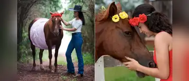 Joven realizó un "baby shower" a su yegua días antes de su primer parto Joven realizó un "baby shower" a su yegua días antes de su primer parto