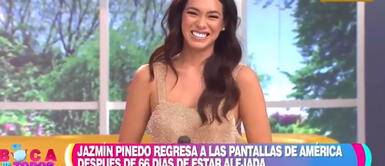 Jazmín Pinedo retornó a la TV como conductora de 'En boca de todos' | VIDEO Jazmín Pinedo retornó a la TV como conductora de 'En boca de todos' | VIDEO
