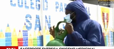 Sacerdote ghanés pide ayuda para llevar oxígeno gratis a vecinos de Punta Negra Sacerdote ghanés pide ayuda para llevar oxígeno gratis a vecinos de Punta Negra