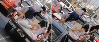 COVID-19: Familia desesperada trasladó a paciente en la parte trasera de una camioneta COVID-19: Familia desesperada trasladó a paciente en la parte trasera de una camioneta