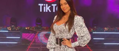 Jazmín Pinedo Jazmín Pinedo traslada la moda andina a la estética de baño con milenaria prenda