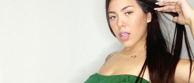 Silvana Plasencia se suma a la tendencia Y2K con top de seda blanca Silvana Plasencia se suma a la tendencia Y2K con top de seda blanca