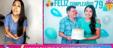 Tula Rodríguez celebró el cumpleaños de su padre con emotivo mensaje. Tula Rodríguez se quebró en vivo por su papá: “Venceremos al COVID y estaremos juntos”
