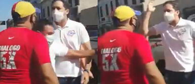Daniel Salaverry tuvo acalorada pelea con ciudadano venezolano en Gamarra Daniel Salaverry protagoniza pelea con extranjero en plena calle: "Los voy a expulsar a todos"