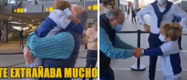 Hijo de Antonio Pavón tiene reencuentro con su abuelito La emotiva reacción de Antoñito al reencontrarse con su abuelito