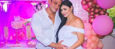 La hija de Christian Domínguez y Pamela Franco enterneció al ser presentada en TV. Christian Domínguez presentó en TV a su hermosa bebé de 2 semanas de nacida