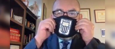 Doctor Elmer Huerta sobre Alianza Lima y veredicto del TAS usa mascarilla celebración video Doctor Elmer Huerta sobre Alianza Lima: "Ganaste en el escritorio lo que no pudiste defender en la cancha"