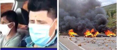 Paro de transportistas: Hermanos pagaron para cruzar la carretera bloqueada por huelga y atender a su papá enfermo Paro de transportistas: Hermanos pagaron para cruzar la carretera bloqueada por huelga y atender a su papá enfermo