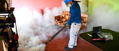 Personal de Salud fumigará viviendas ante incremento de casos de dengue. Foto: Geresa Lambayeque: emiten alerta epidemiológica por incremento de casos de dengue