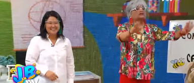 Keiko Fujimori demostró tener su lado comediante en el programa de Jorge Benavides. Keiko Fujimori sorprendió a Carlos Vílchez con broma en pleno programa de JB