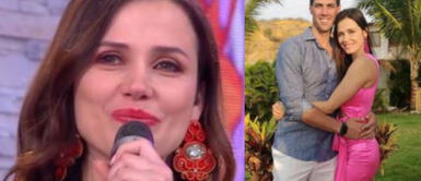 Maju Mantilla recibió un romántico del papá de sus hijos. Esposo de Maju Mantilla la sorprendió con tierna sorpresa en TV: “Te amo mucho"