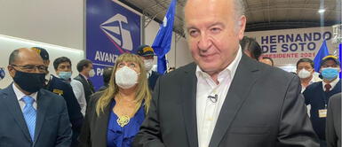 Hernando de Soto confirmó que se vacunó en Estados Unidos Hernando de Soto confirmó que se vacunó en Estados Unidos