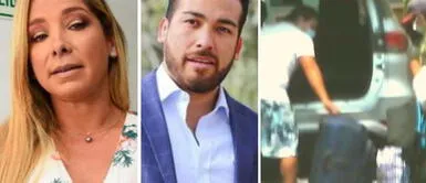 El alcalde de La Molina abandonó su hogar. Álvaro Paz de la Barra es captado retirando sus cosas tras regresar Sofía Franco a su casa