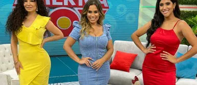 Janet Barboza feliz con rating de América Hoy. Janet Barboza tras ganar a Mujeres al Mando en el rating: "Somos genuinas y reales"