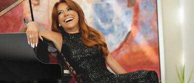 Magaly Medina está feliz porque se acerca su cumpleaños. Magaly Medina está emocionada por festejar su cumpleaños 58