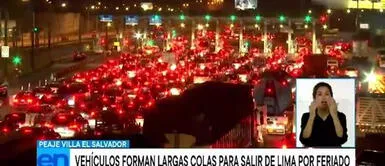 Así lució los caminos al sur a pocas horas de dar inicio a los feriados por Semana Santa Caos vehicular por miles de personas que dejaron Lima para aprovechar feriados Semana Santa