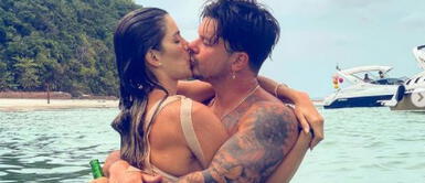 Mario Hart y Korina Rivanedeira vacacionan en Brasil. Mario Hart evalúa mudarse a Brasil con su familia