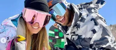 Alejandra Baigorria y Said Palao disfrutan de su viaje. Alejandra Baigorria publica tiernas fotos en la nieve junto a Said Palao