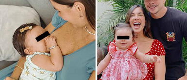 Korina defiende la alimentación con leche materna para mantener sana y “gordita” a su bebé Lara Korina defiende la alimentación con leche materna para mantener sana y “gordita” a su bebé Lara