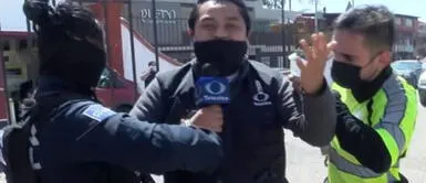 Periodista de Televisa fue arrestado cuando realizaba informe en vivo México: Periodista es detenido y esposado mientras realizaba un enlace en vivo