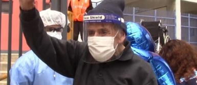 Semana Santa: Abuelito de 103 años vence al coronavirus en Huaraz Semana Santa: Abuelito de 103 años vence al coronavirus en Huaraz