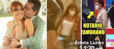 Magaly Medina fue consultada por su separación con Alfredo Zambrano. Magaly Medina y Alfredo Zambrano fueron captados en el aeropuerto tras su separación | VIDEO