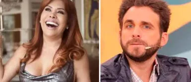 Magaly Medina habló sobre las imágenes que emitió 'Amor y fuego' sobre ella. Magaly Medina se burla del 'ampay' de Rodrigo González que habla de su separación