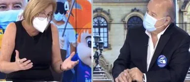 “¡Déjame contestar!”: Mónica Delta y Hernando de Soto protagonizan tenso momento “¡Déjame contestar!”: Mónica Delta y Hernando de Soto protagonizan tenso momento