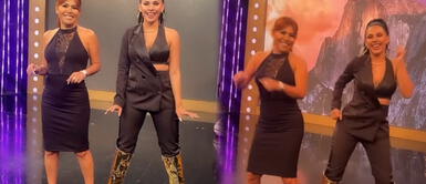 Magaly Medina y Stephanie Valenzuela Magaly Medina y Stephanie Valenzuela bailaron juntas al ritmo de ‘El Perdón’