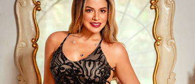 Flor Polo en Instagram modela versión moderna del lady in red Flor Polo luce imponente con versión moderna y personalizada del 'Lady in Red'