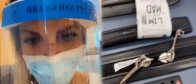 Jessica Newton fue víctima de robo de sus maletas dentro del aeropuerto Jessica Newton fue víctima de robo de sus maletas dentro del aeropuerto