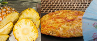 Deliciosa tortilla a base de piña y queso. Tortilla hawaiana: La mejor receta para empezar el día, VIDEO