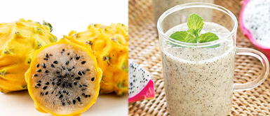 Delicioso jugo de pitahaya con leche altamente nutritivo. Jugo de pitahaya con leche: prodigioso superalimento amazónico que nutre y protege