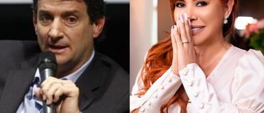 Renzo Reggiardo bromea a Magaly Medina. Renzo Reggiardo bromea a Magaly por su separación y ella le hace aclaración