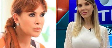 Magaly Medina se solidariza con Juliana Oxenford. Magaly defiende a Juliana Oxenford de López Aliaga: “Yo lo consideraba un caballero”