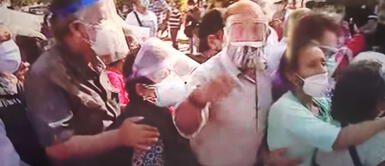 Aglomeraciones y problemas para ingresar a local de votación en el Parque Ecológico de SMP Elecciones 2021: Aglomeraciones y problemas para ingresar a local de votación en el Parque Ecológico de SMP